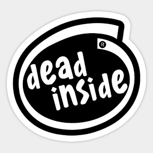 Dead Inside Logo Sticker